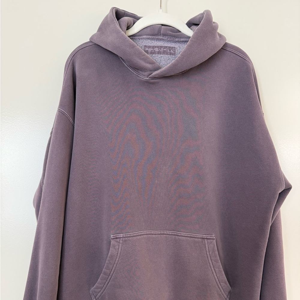 Abercrombie & Fitch Mauve Fleece-Lined Hoodie